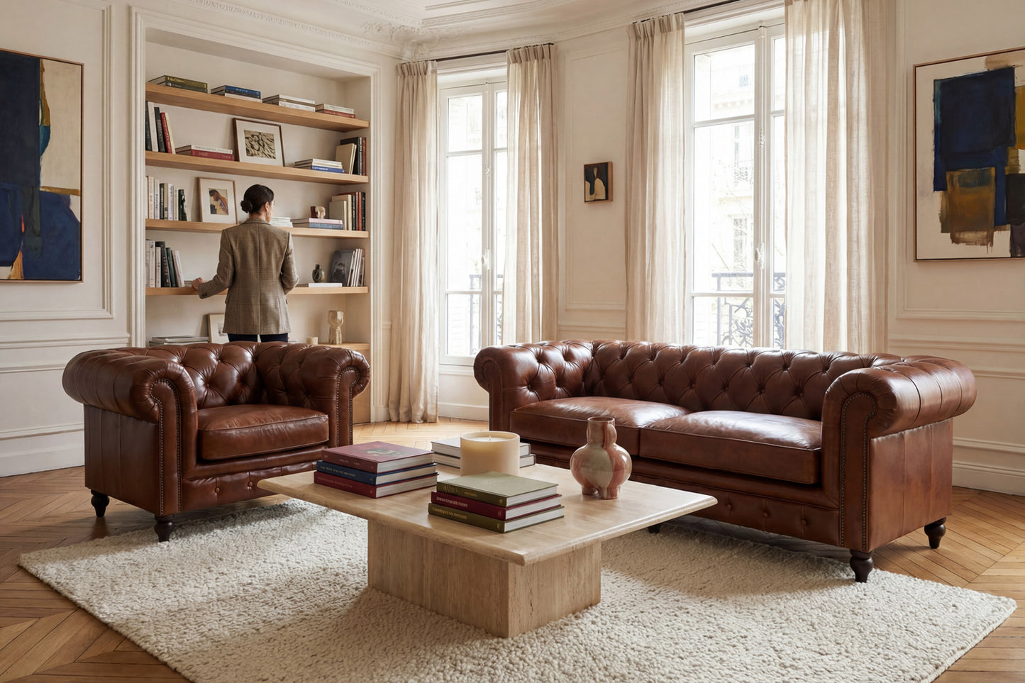 Canapé Chesterfield Kensington