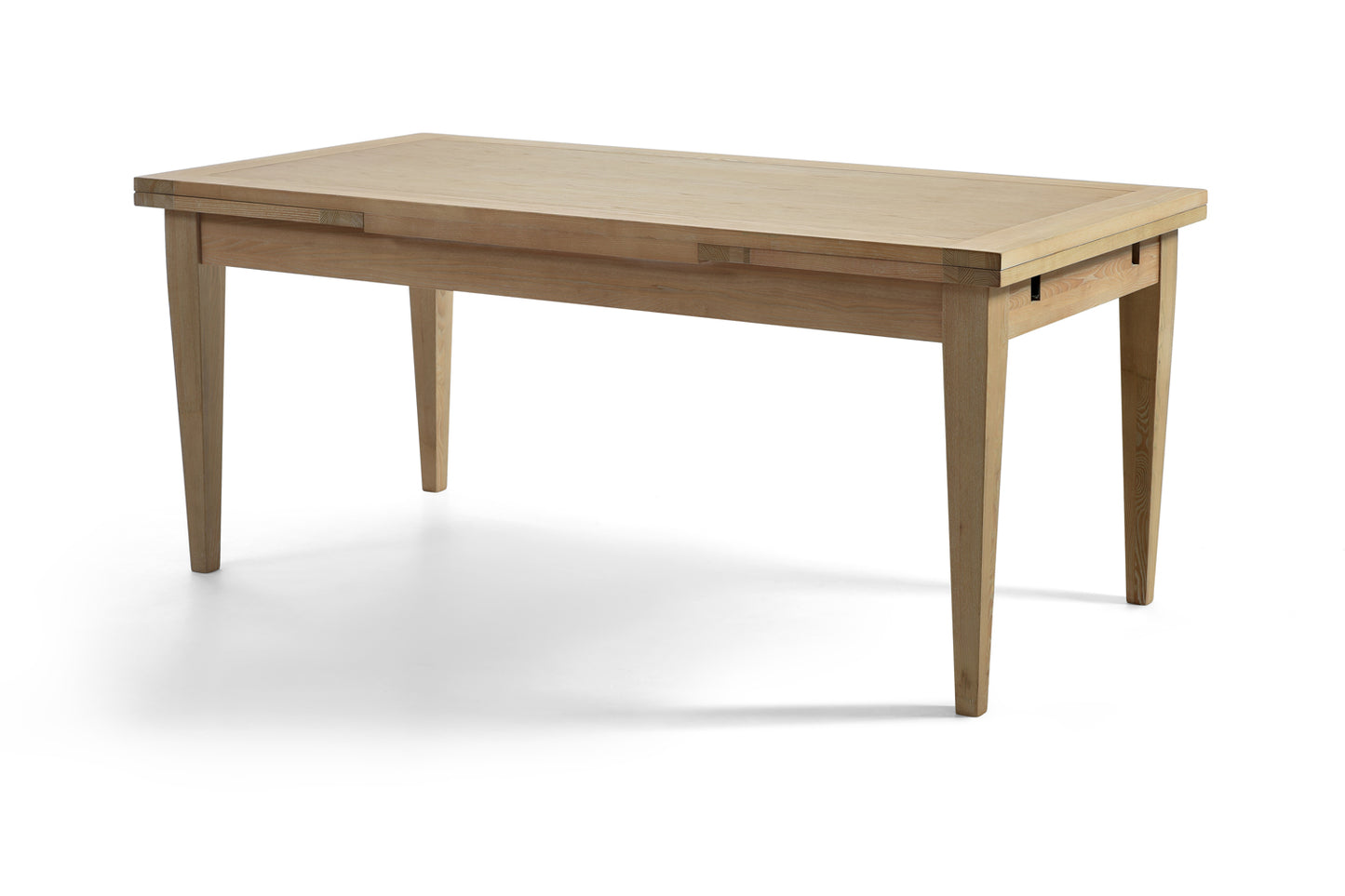 Table de Salle à Manger Campagne Cottage Extensible en Bois 180-290 cm