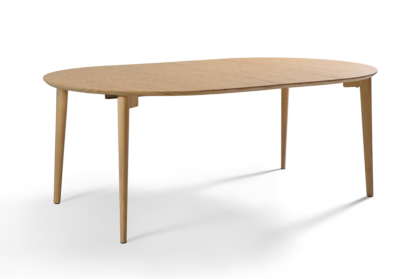 Table à Manger Ronde Extensible Eva 120-200 cm
