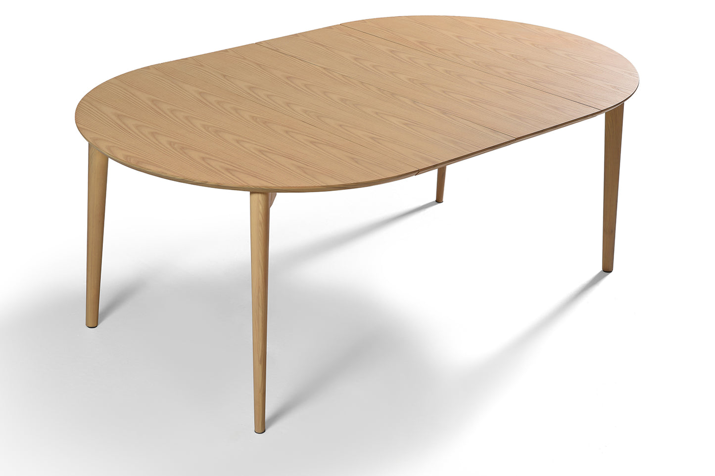 Table à Manger Ronde Extensible Eva 120-200 cm