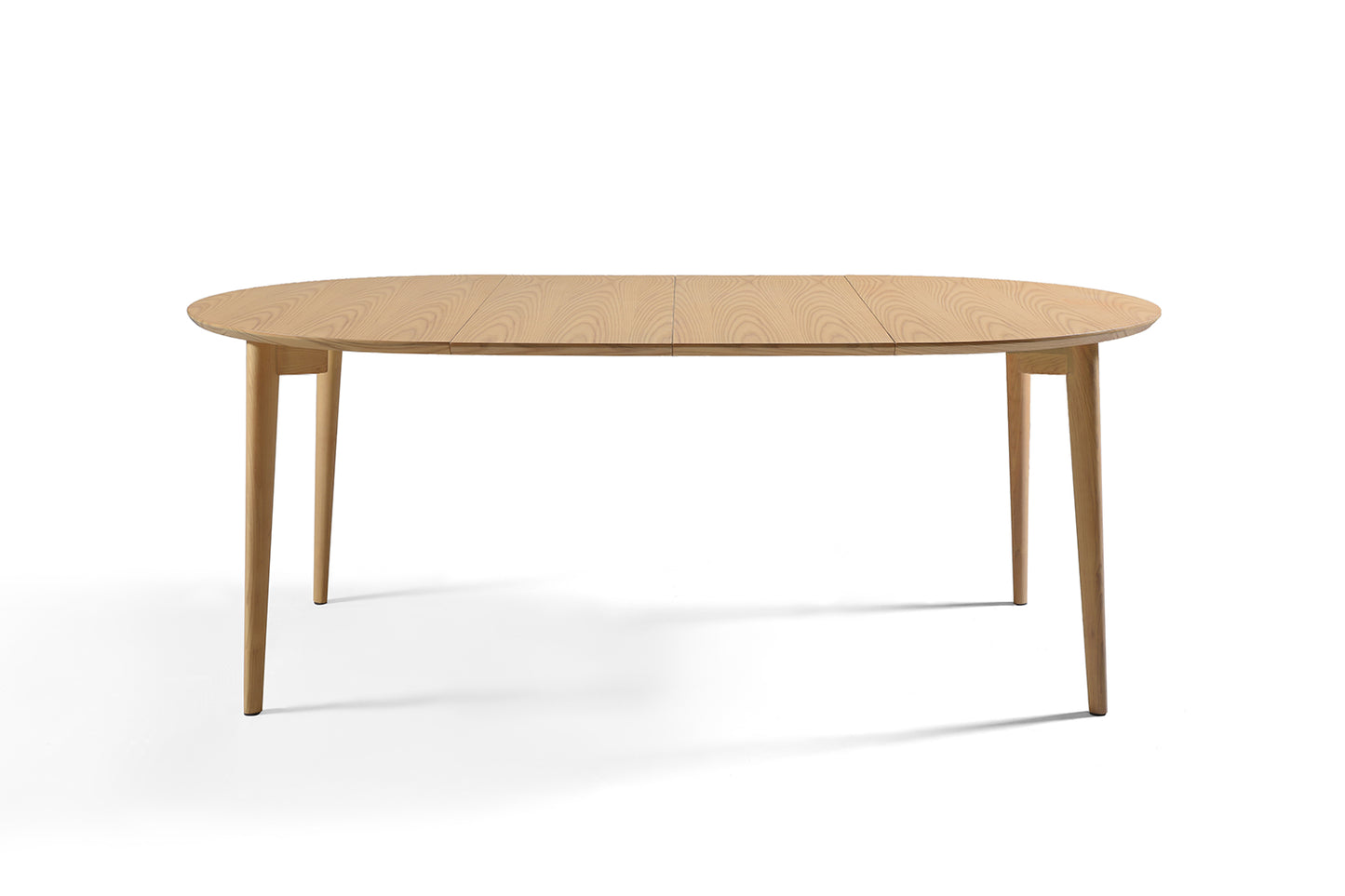 Table à Manger Ronde Extensible Eva 120-200 cm