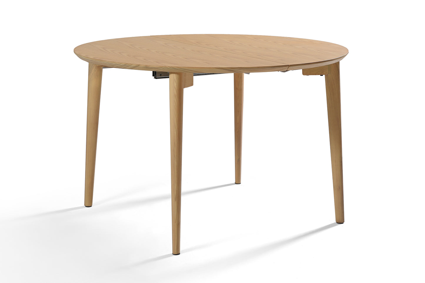 Table à Manger Ronde Extensible Eva 120-200 cm