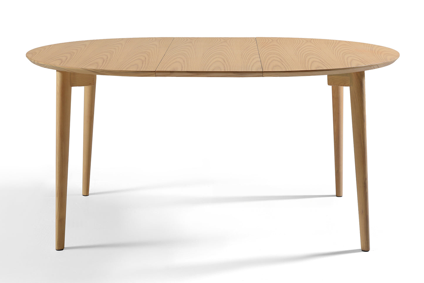 Table à Manger Ronde Extensible Eva 120-200 cm