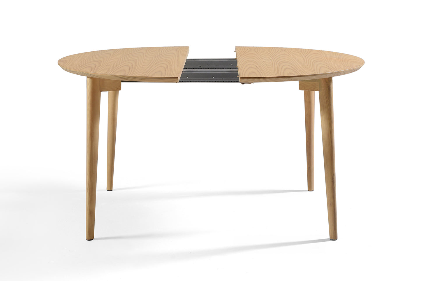 Table à Manger Ronde Extensible Eva 120-200 cm