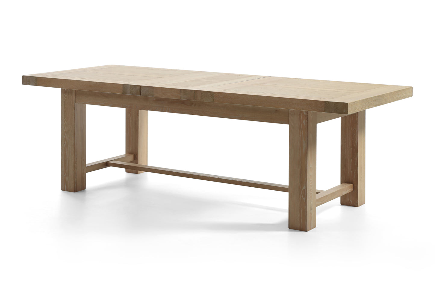 Table de Salle à Manger Campagne Etabli en Bois à Rallonges 200-280 cm