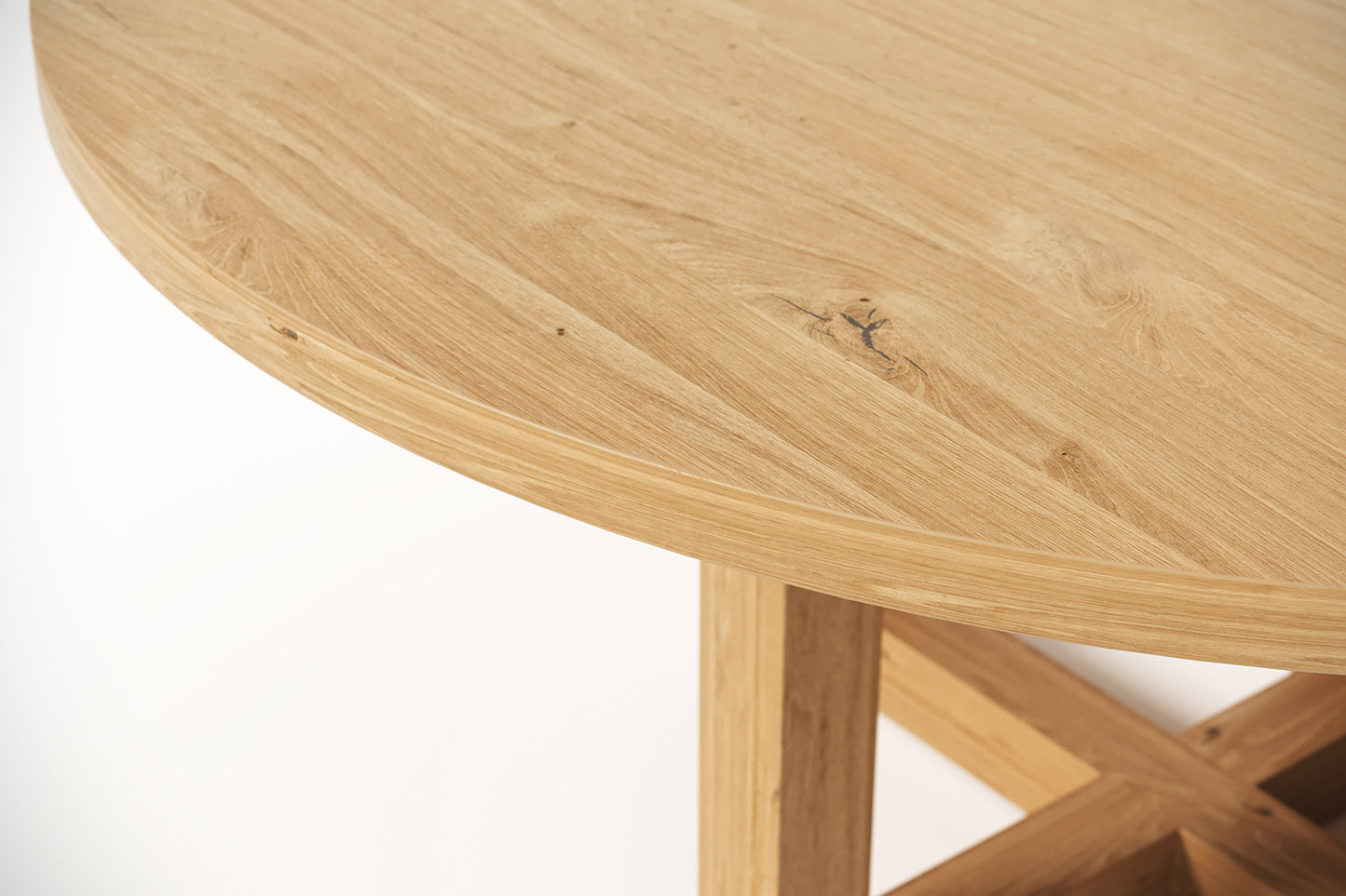 Plateau de la Table Ronde en Bois Luxa