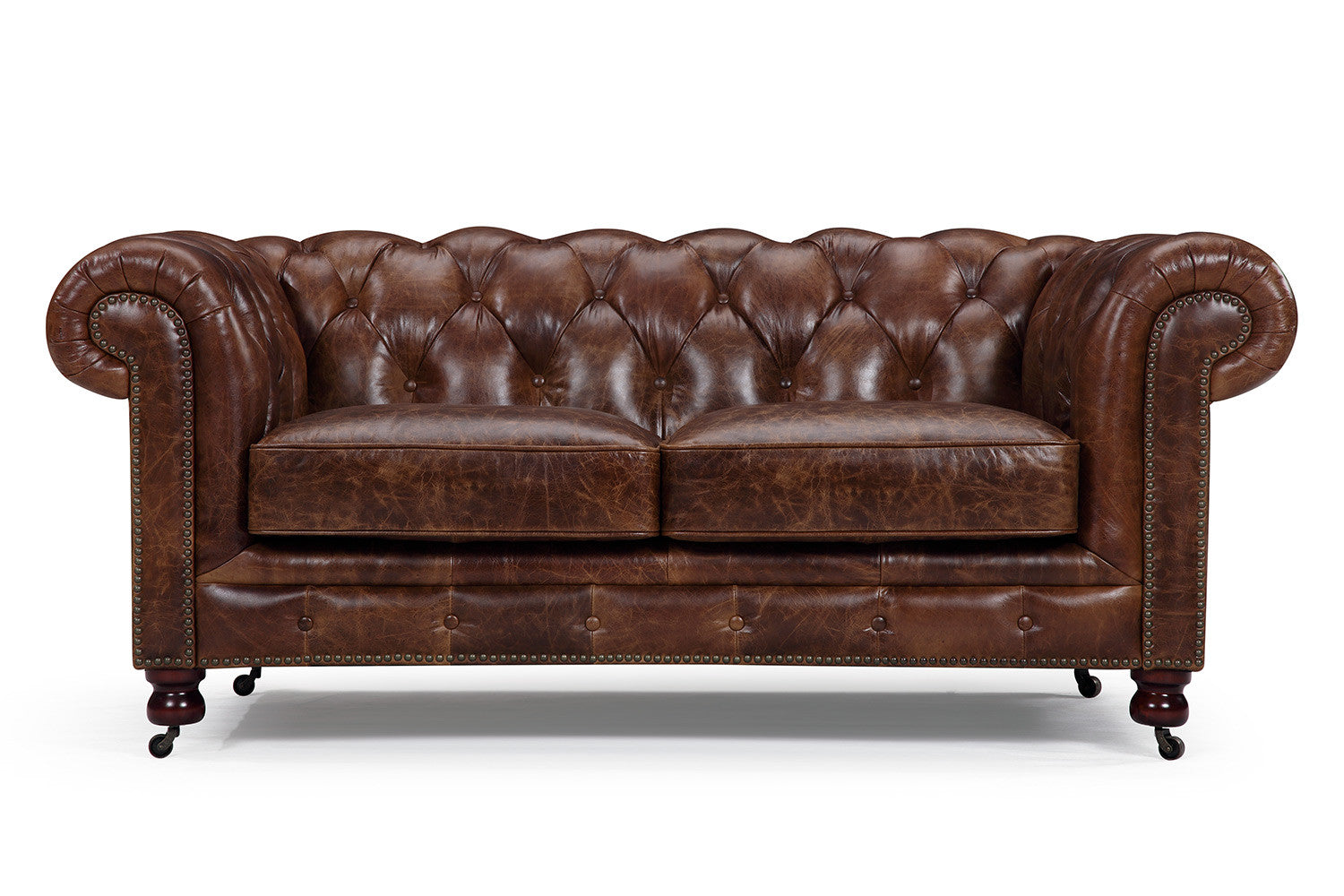 Canapé Chesterfield en cuir Kensington RM-211