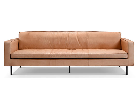 Canapé en cuir mid-century