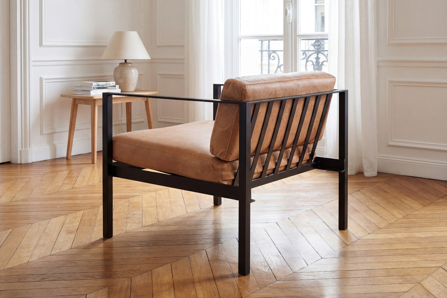 Fauteuil Cargo en Cuir