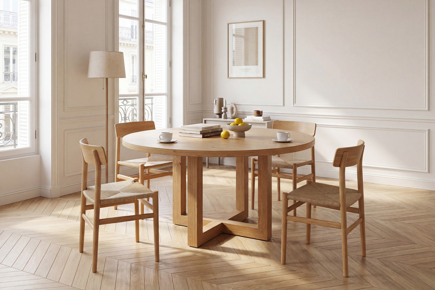 Table Ronde en Bois Luxa