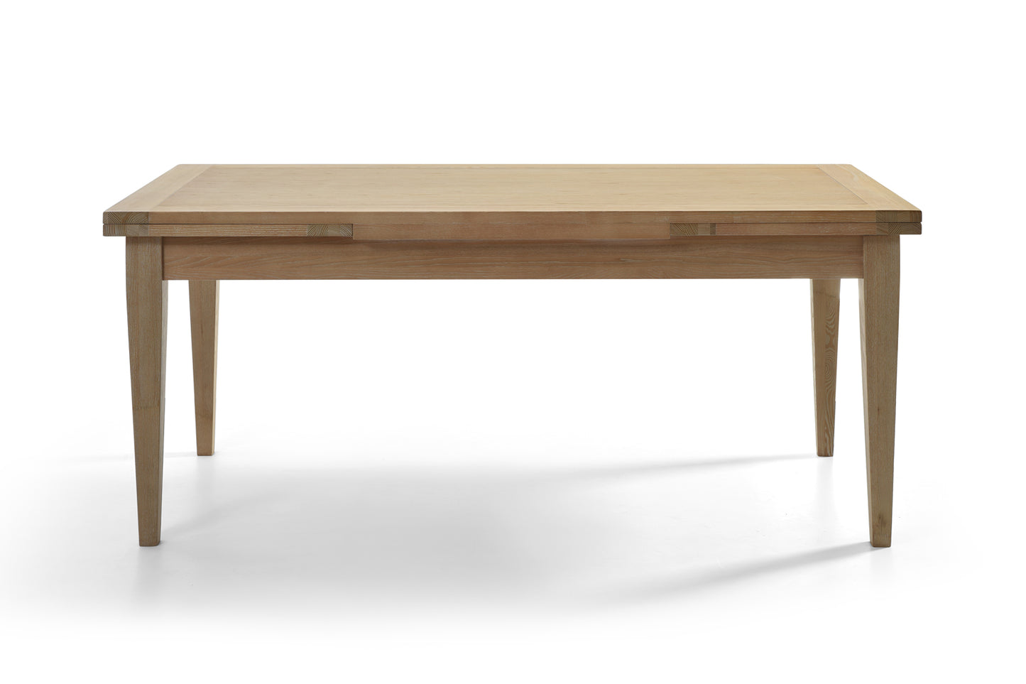 Table de Salle à Manger Campagne Cottage Extensible en Bois 180-290 cm
