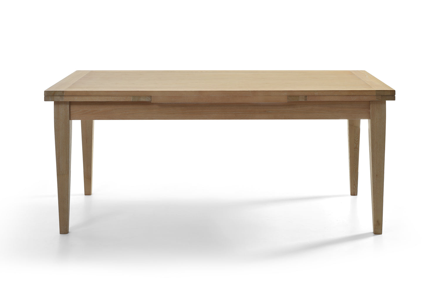 Table de Salle à Manger Campagne Cottage Extensible en Bois 180-290 cm
