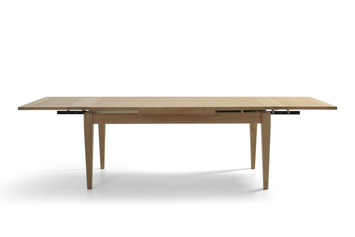 Table de Salle à Manger Campagne Cottage Extensible en Bois 180-290 cm