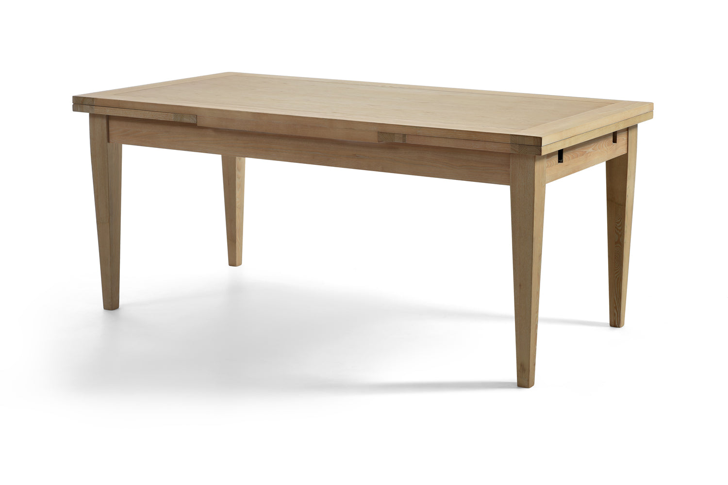 Table de Salle à Manger Campagne Cottage Extensible en Bois 180-290 cm