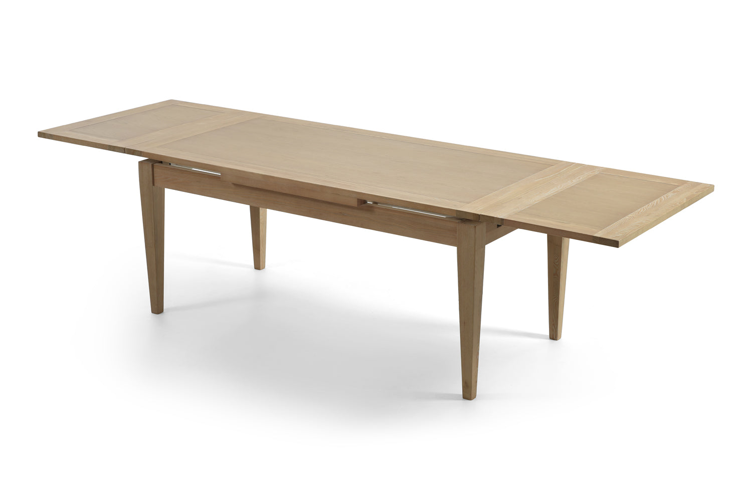 Table de Salle à Manger Campagne Cottage Extensible en Bois 180-290 cm