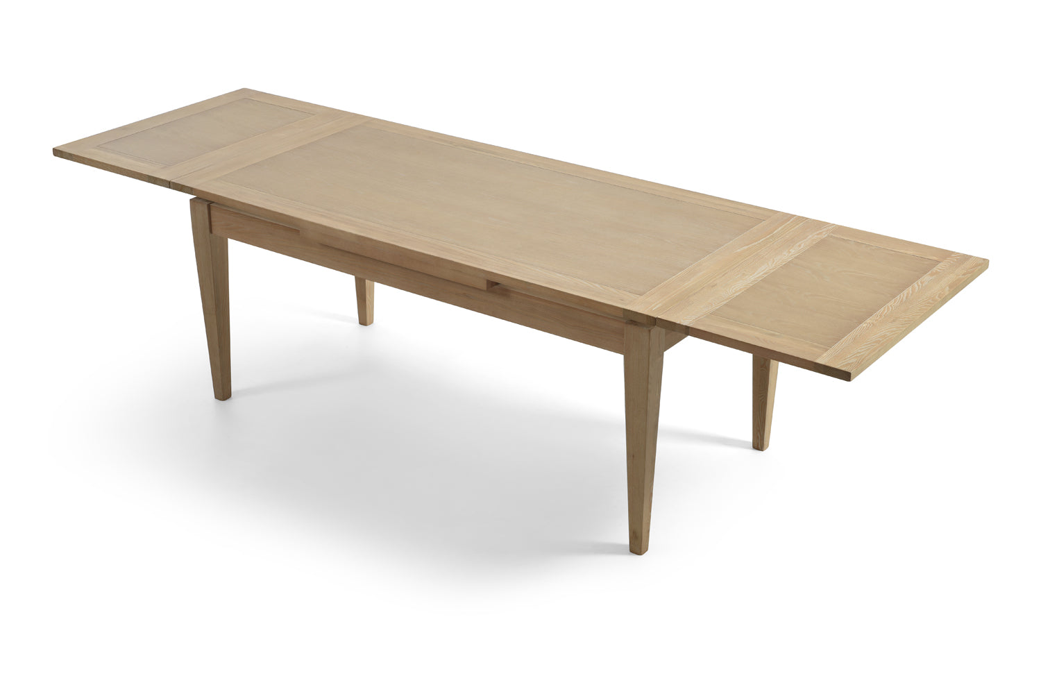 Table de Salle à Manger Campagne Cottage Extensible en Bois 180-290 cm