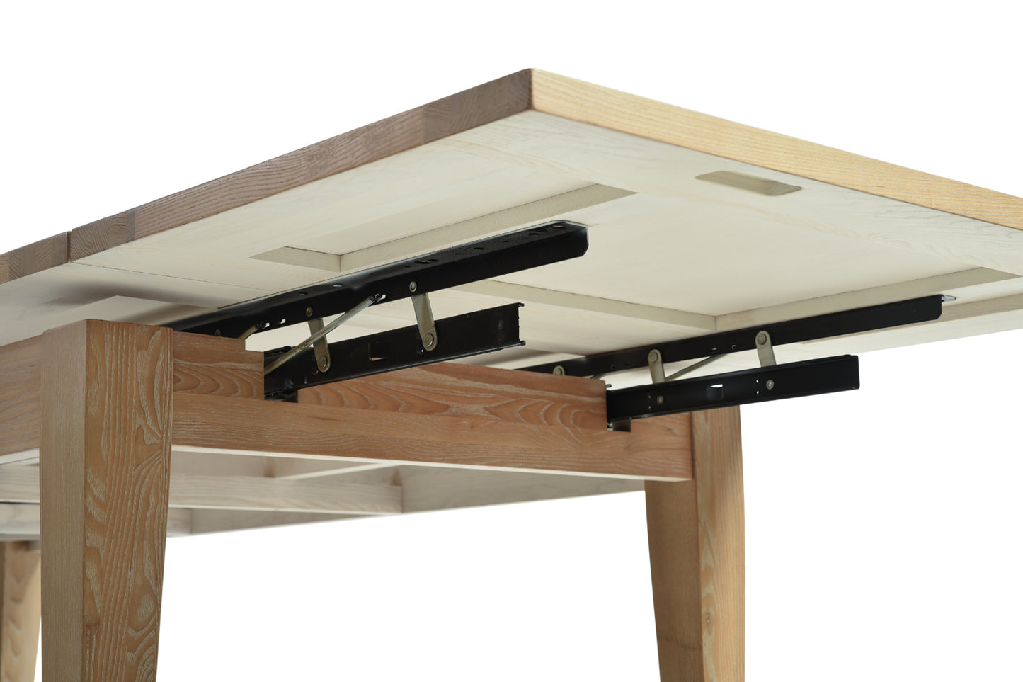 Table de Salle à Manger Campagne Cottage Extensible en Bois 180-290 cm