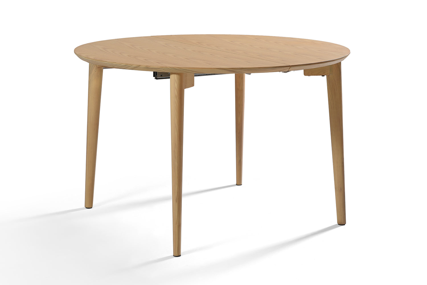 Table à Manger Ronde Extensible Eva 120-200 cm