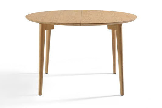 Table à Manger Ronde Extensible Eva 120-200 cm