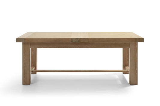 Table de Salle à Manger Campagne Etabli en Bois à Rallonges 200-280 cm