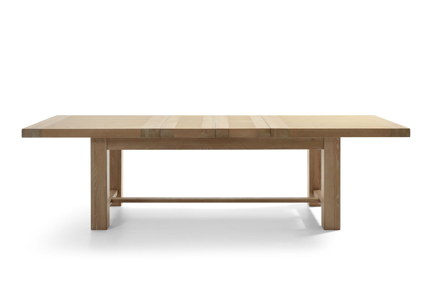 Table de Salle à Manger Campagne Etabli en Bois à Rallonges 200-280 cm