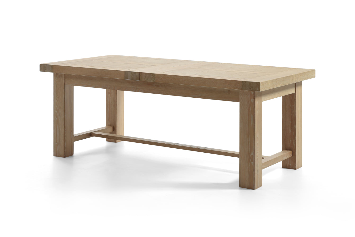 Table de Salle à Manger Campagne Etabli en Bois à Rallonges 200-280 cm