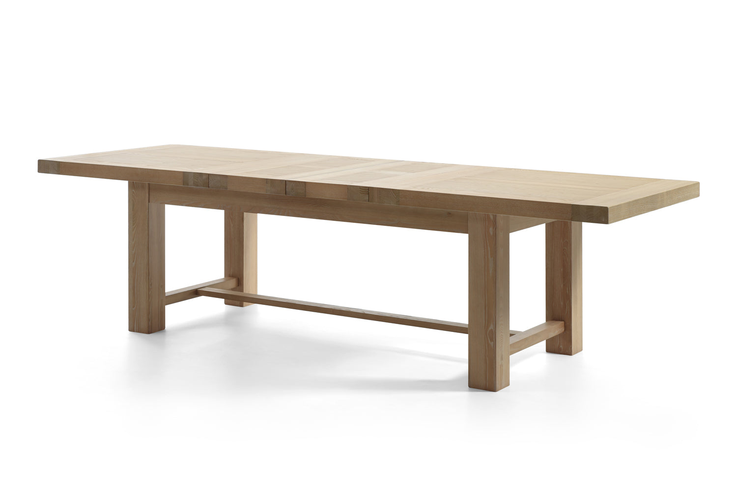 Table de Salle à Manger Campagne Etabli en Bois à Rallonges 200-280 cm