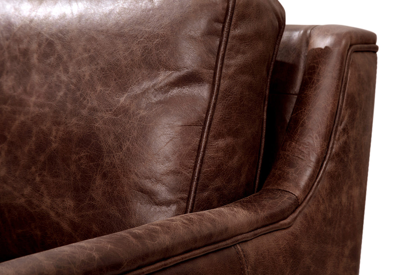 Dossier du Fauteuil Anglais en Cuir Art Déco Oxford Rose & Moore