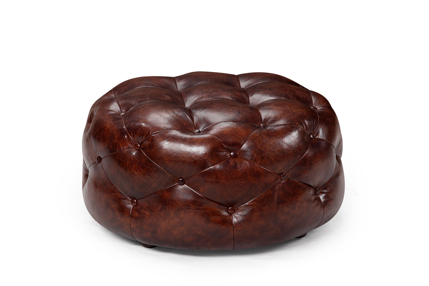 Ottoman Chesterfield en Cuir RM-248