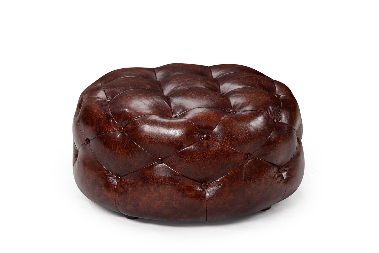 Ottoman Chesterfield en Cuir RM-248